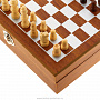 Игровой набор с шахматами, флягой и картами, фотография 4. Интернет-магазин ЛАВКА ПОДАРКОВ